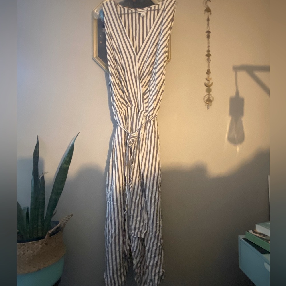 Ava & Viv sleeveless striped dress